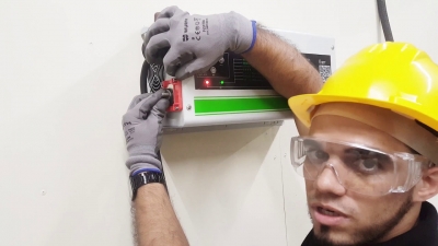 Configuraci&oacute;n Inversor Wave Senoidal serie SWG mediante pulsador de encendido